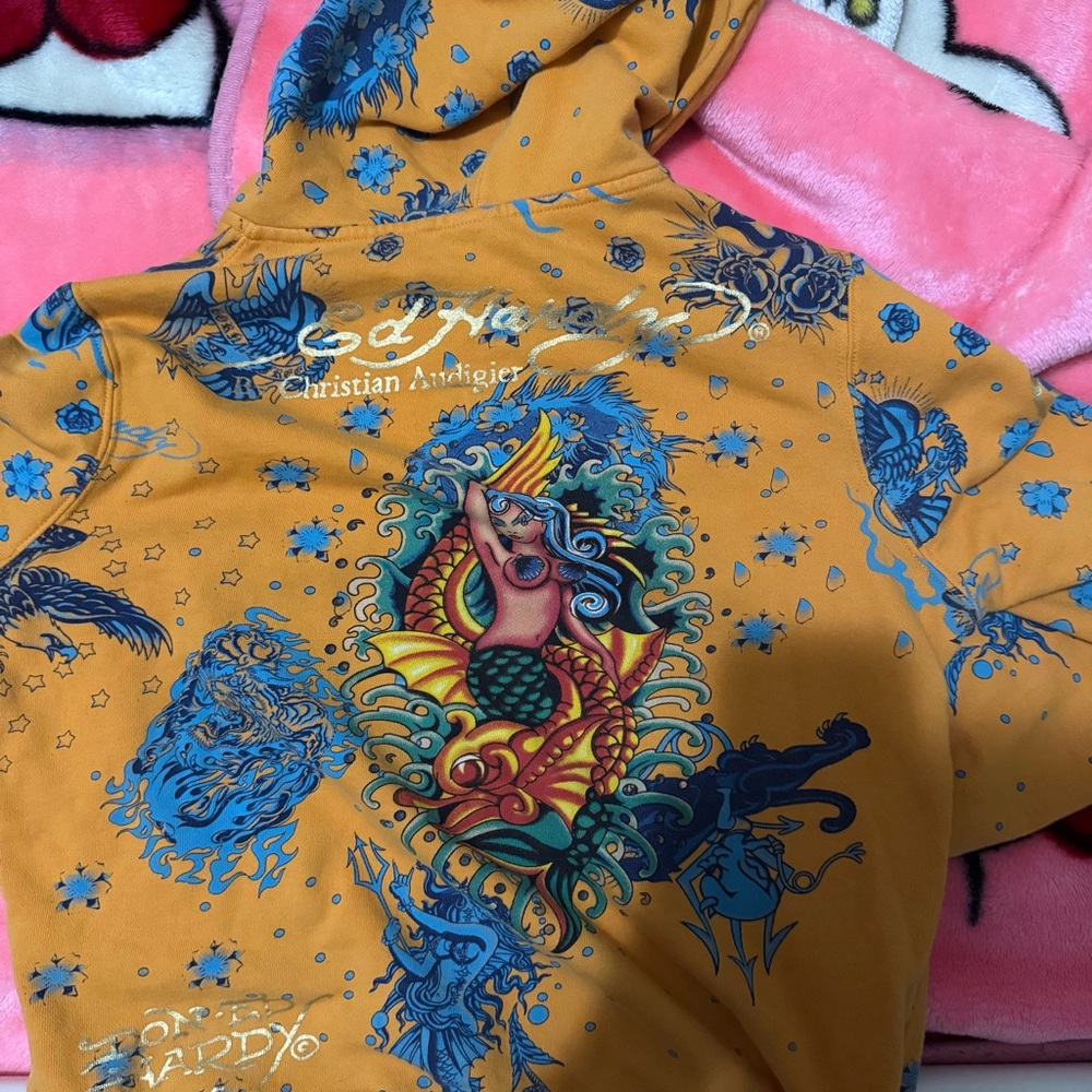 Vintage women’s Ed hardy hoodie - Picture 2 of 2